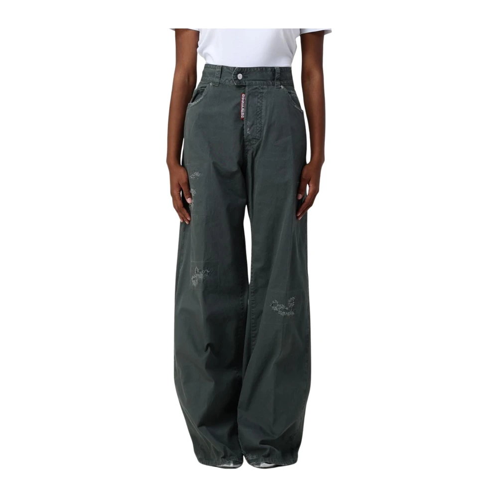 Trousers > Wide Trousers - - Dsquared2 - Modalova