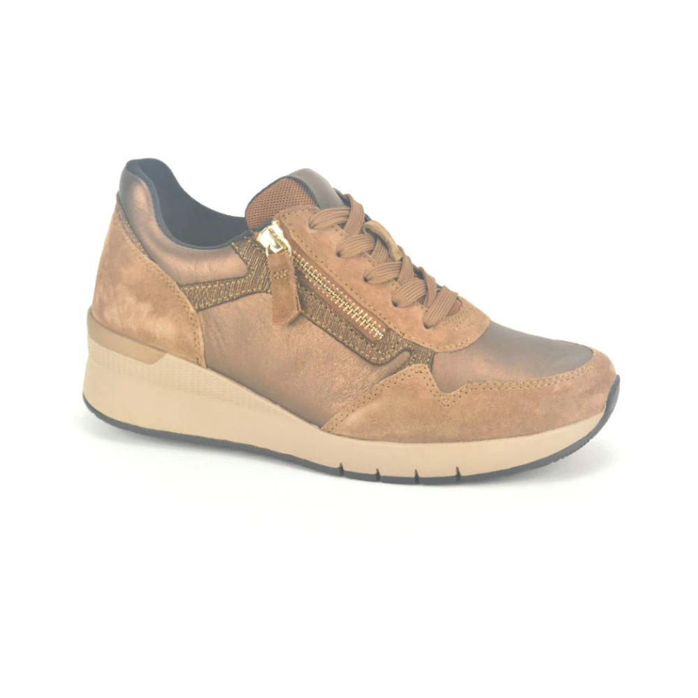 Gabor Bronze Runner Sneakers Dames Schoenen Bruin