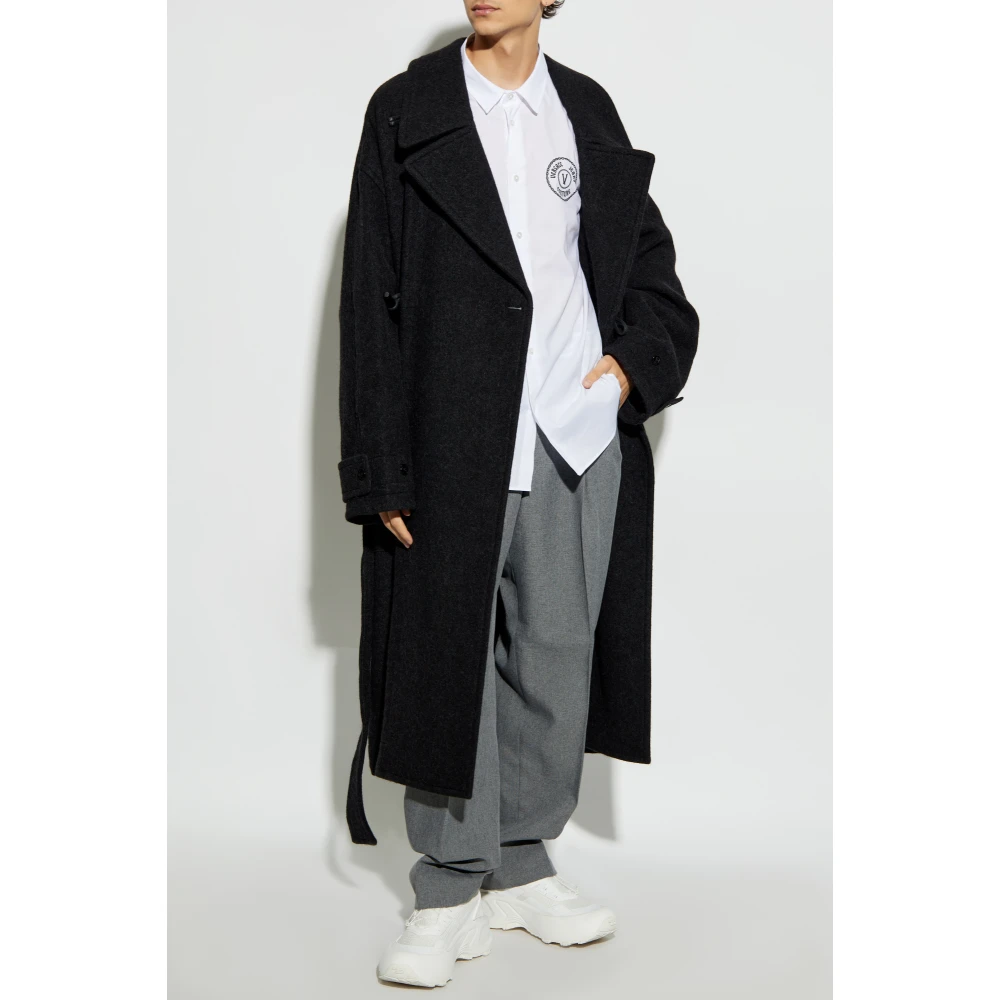 Versace Jeans Couture Geplooide broek Gray Heren