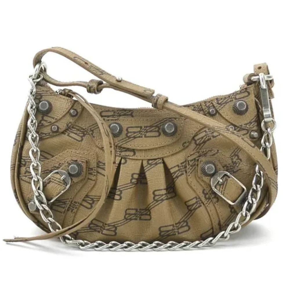 Balenciaga Vintage Pre-owned Fabric balenciaga-bags Brown Dames