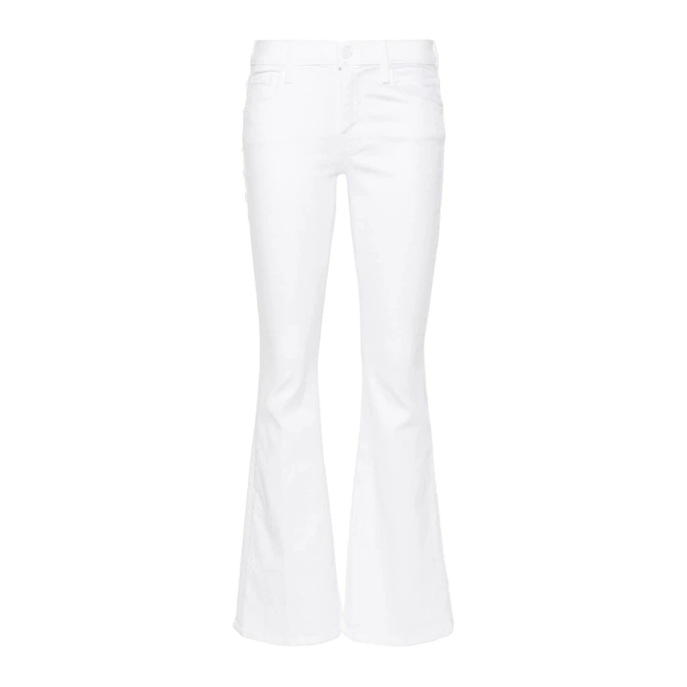 Mother Witte Denim Jeans White Dames