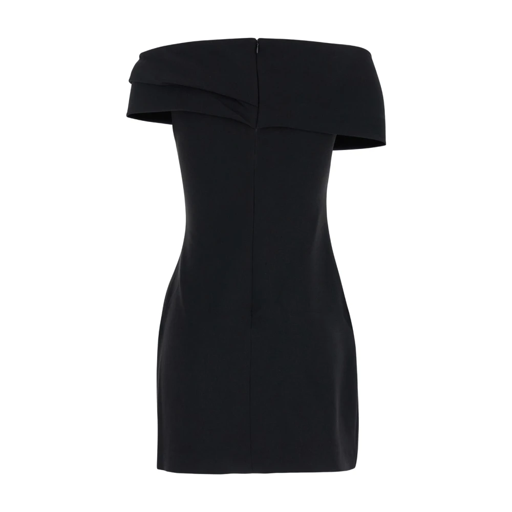 Solace London Zwarte Neve Mini Jurk Black Dames