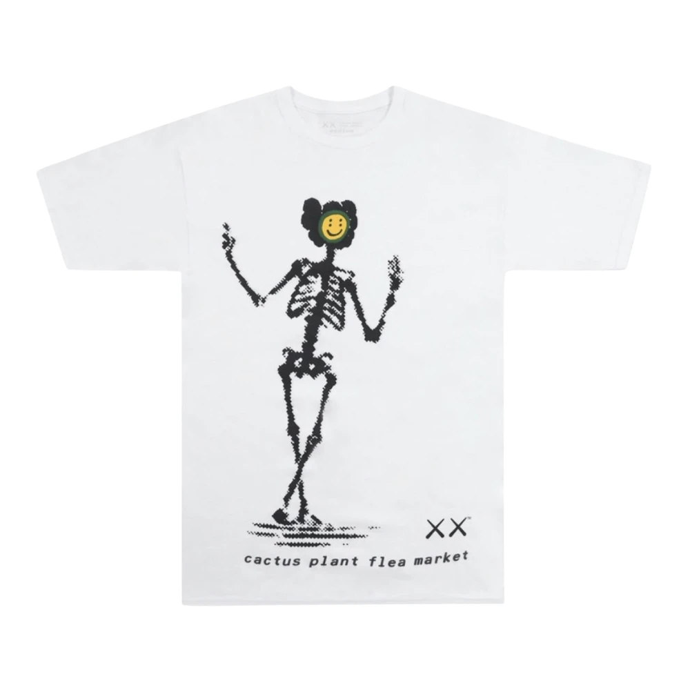 Kaws Beperkte oplage wit T-shirt White Dames