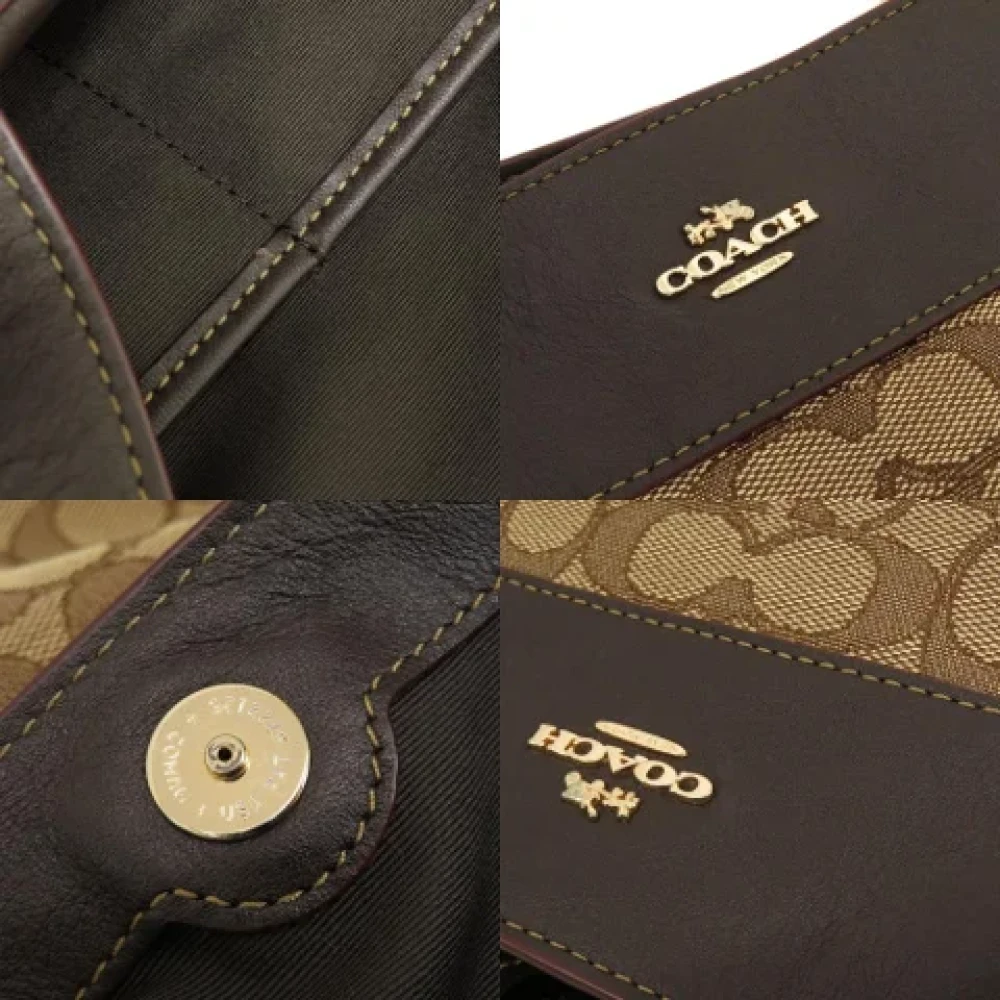 Coach Pre-owned Fabric totes Beige Dames