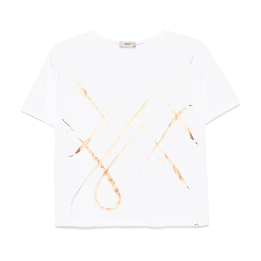 Herno - Tops > T-Shirts - White - Herno - Modalova