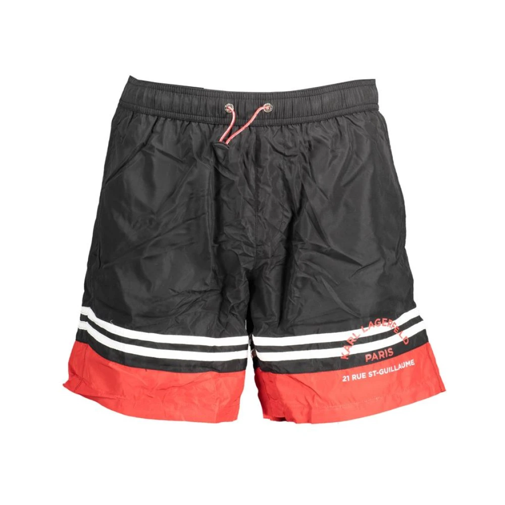 Karl Lagerfeld Men's Black Short Swim Boxer - Beachwear - M- Swimwear