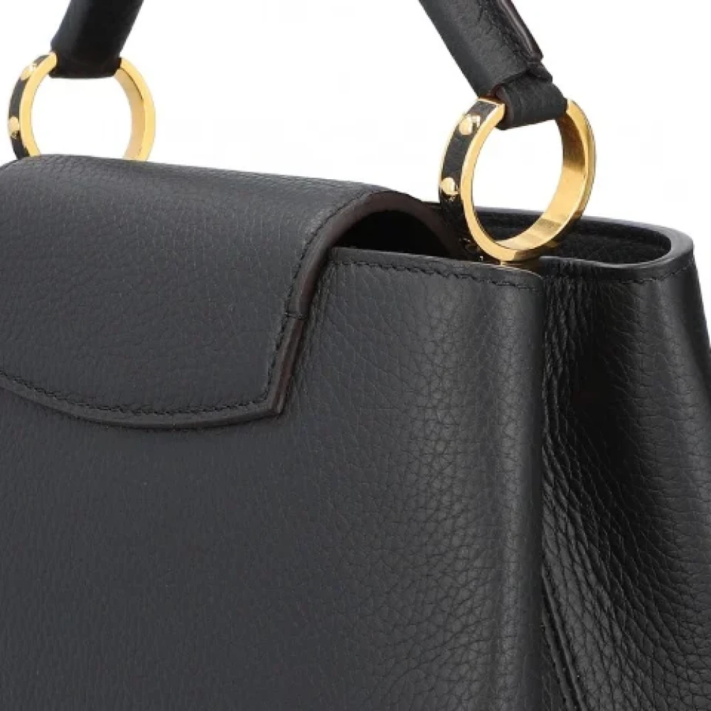 Louis Vuitton Vintage Pre-owned Leather handbags Black Dames