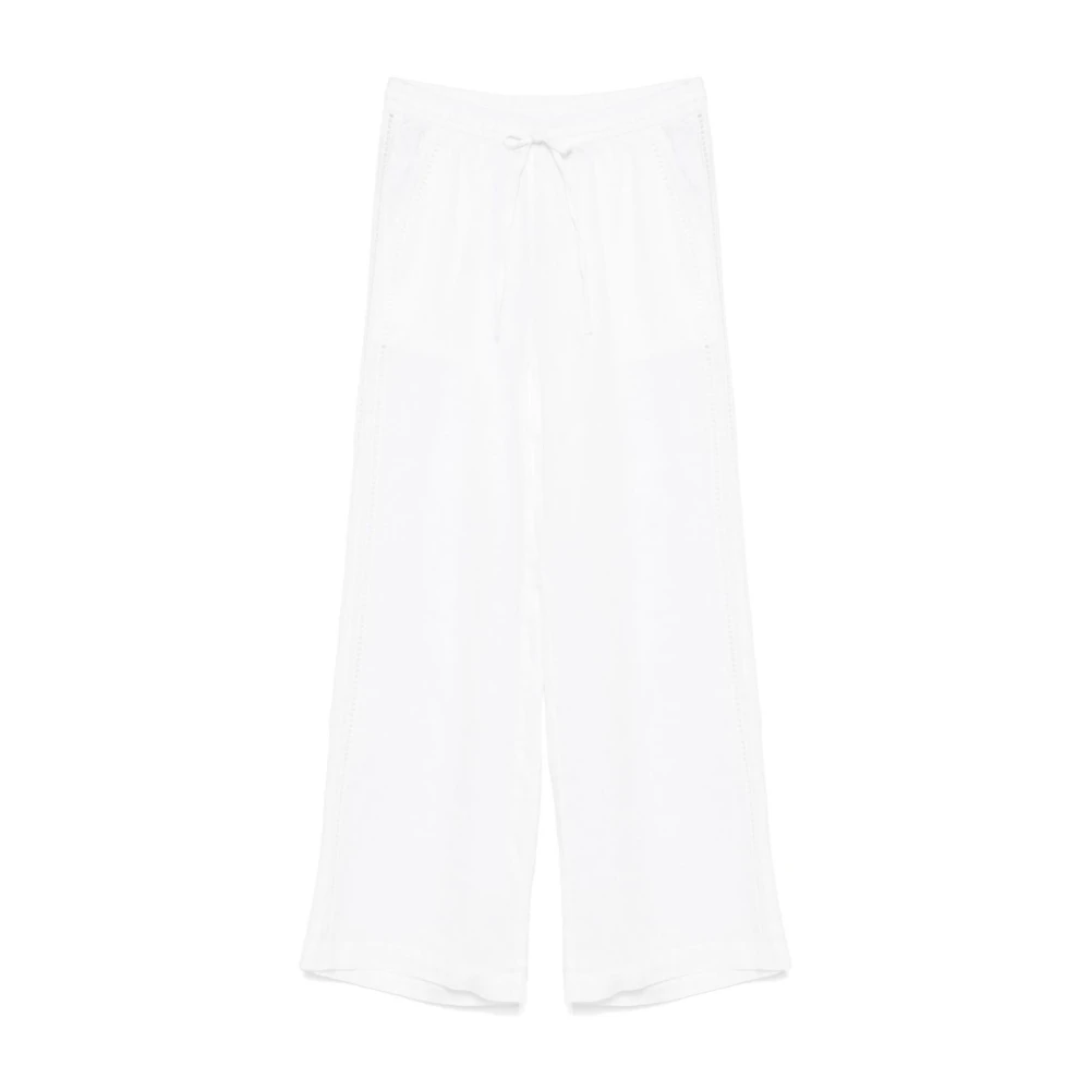 P.a.r.o.s.h. Witte Elastische Trekkoord Broek White Dames