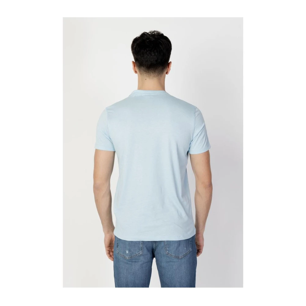 U.s. Polo Assn. Blauw Katoenen Crew Neck T-Shirt Blue Heren