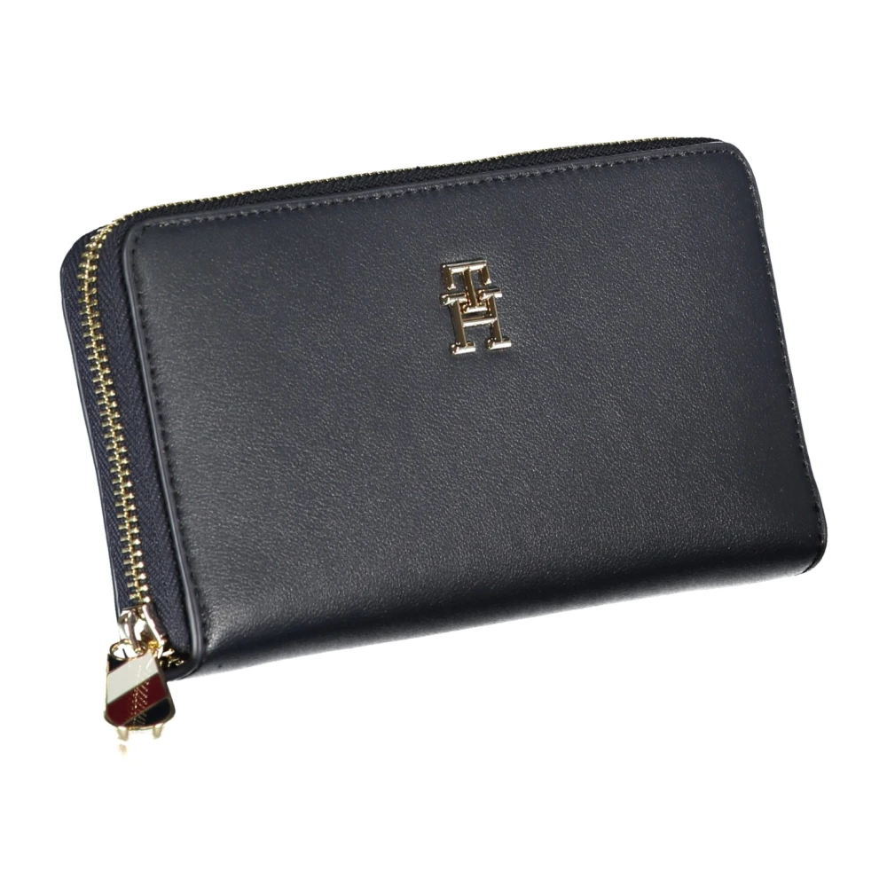 Tommy Hilfiger Blauwe Damesportemonnee met Ritssluiting Blue Dames