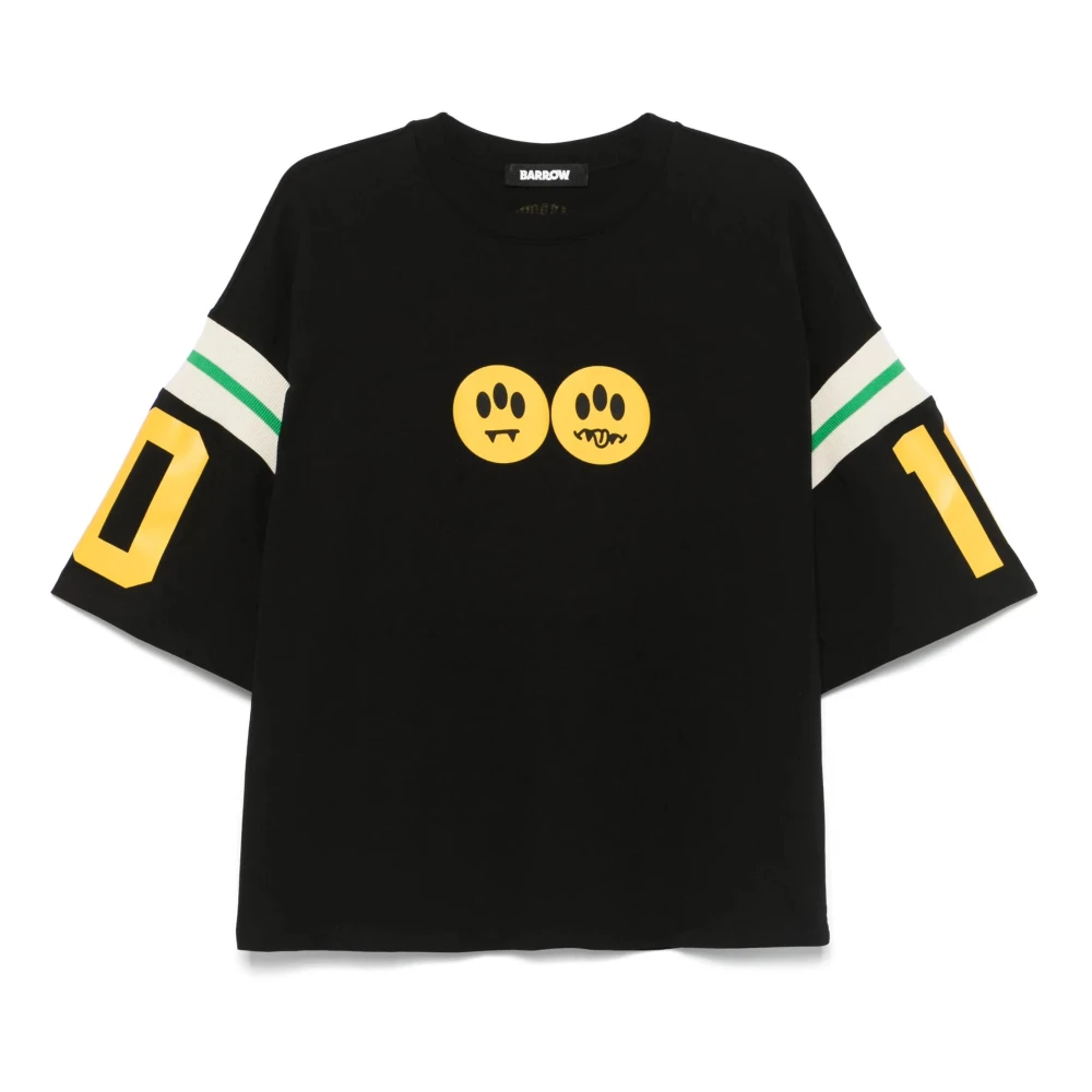 Barrow Zwart Basic T-Shirt Black Heren