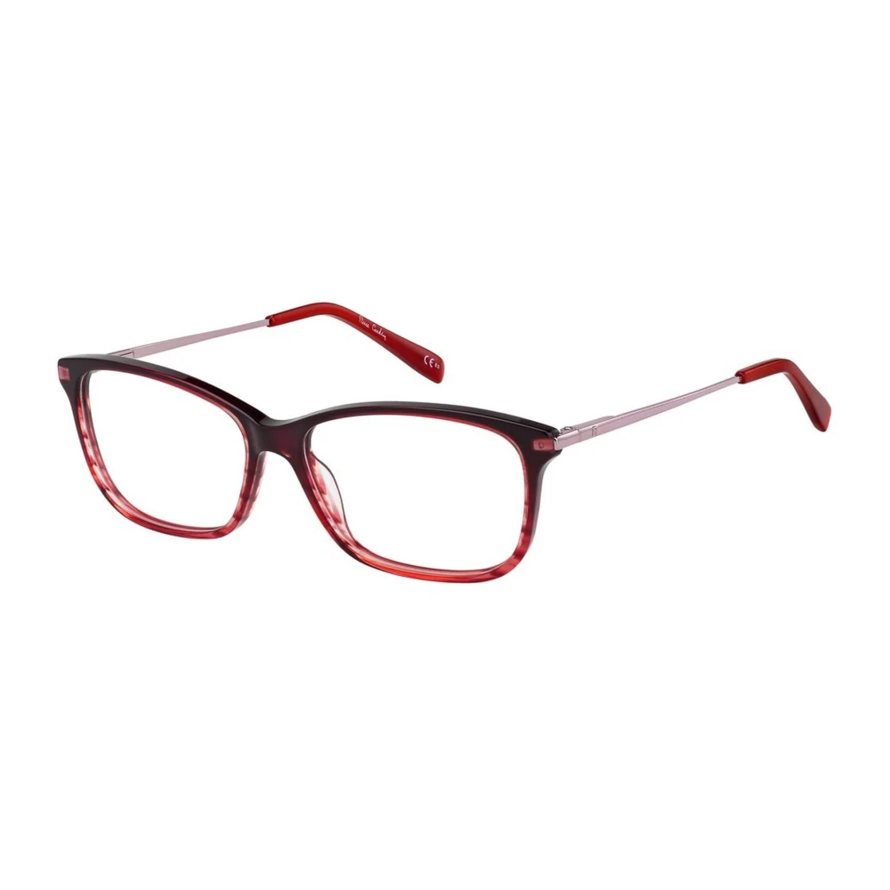 Pierre Cardin Rode Acetaat Brilmonturen Red Dames