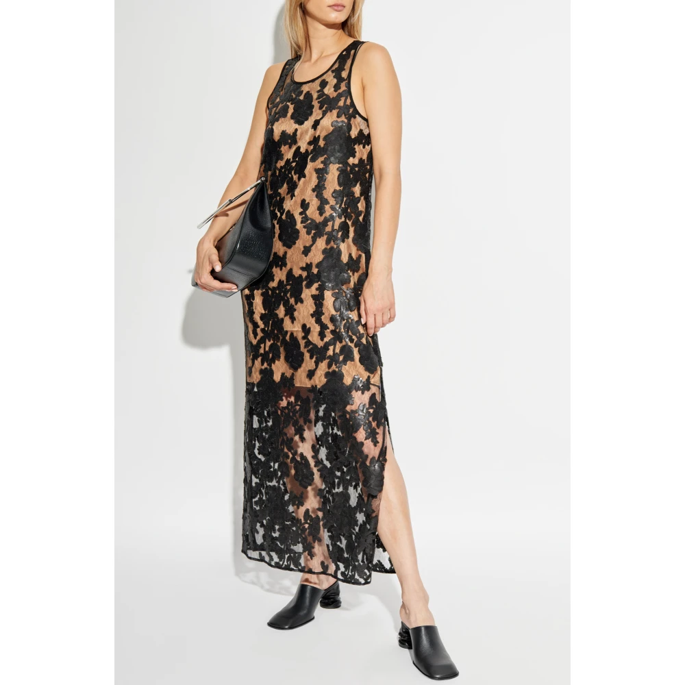 Munthe Dubbellagige jurk Black Dames