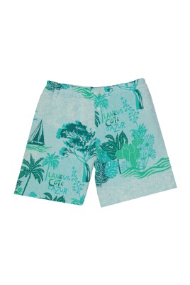 green-cotton-bermuda-shorts