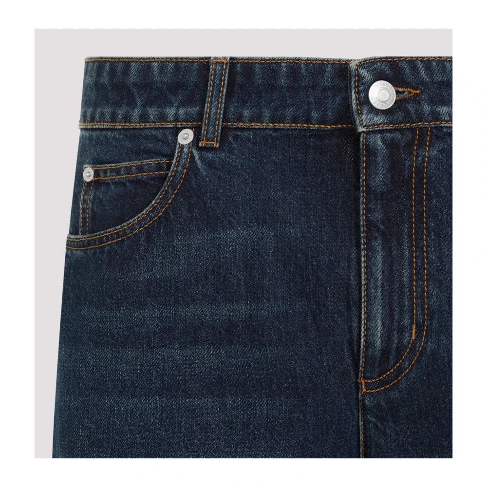 alexander mcqueen Donkere Stonewash Jeans Blue Dames