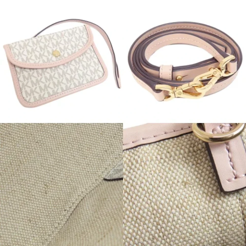 Michael Kors Pre-owned Fabric totes Beige Dames