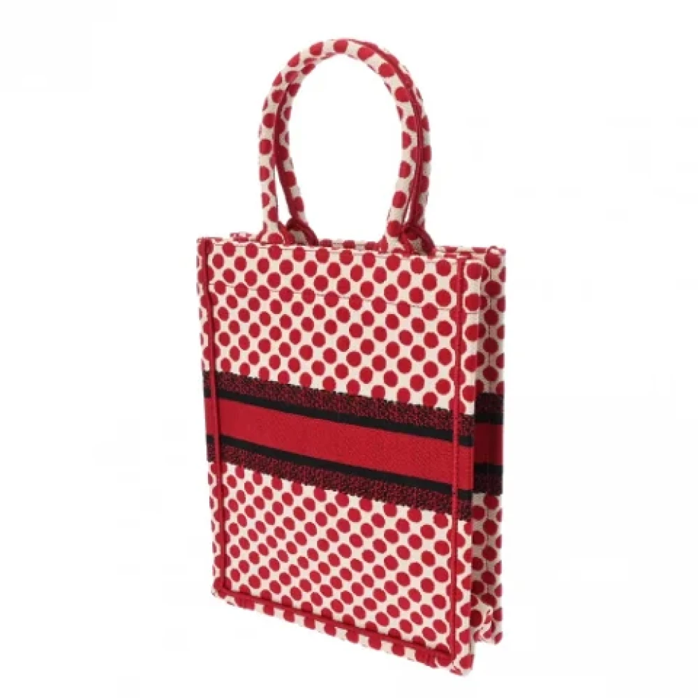 Dior Vintage Pre-owned Canvas dior-bags Red Dames