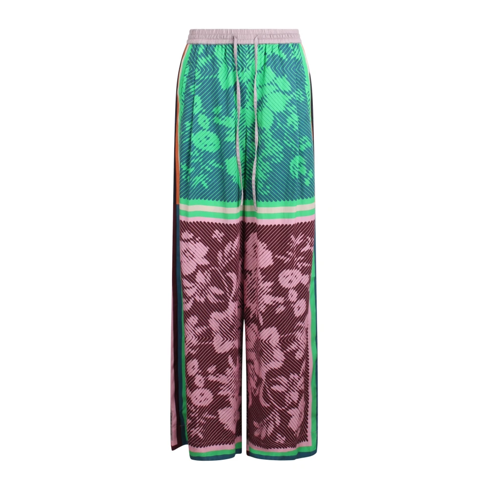 Essentiel Antwerp Geometrisch Print Wijde Pijp Broek Multicolor Dames