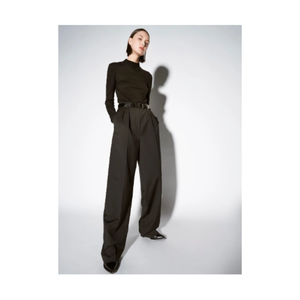 Barbara Bui Elegante wijde broek Green Dames