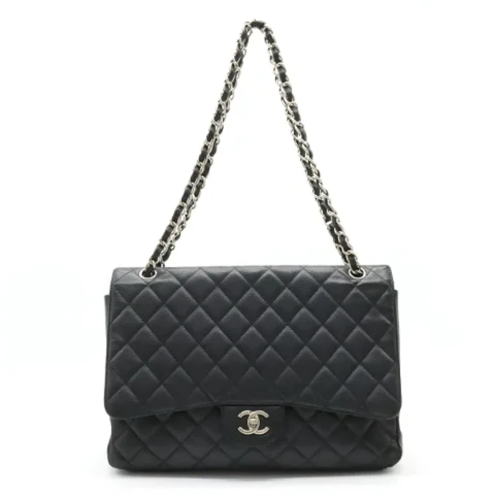 Chanel Vintage Pre-owned Leather chanel-bags Black Dames