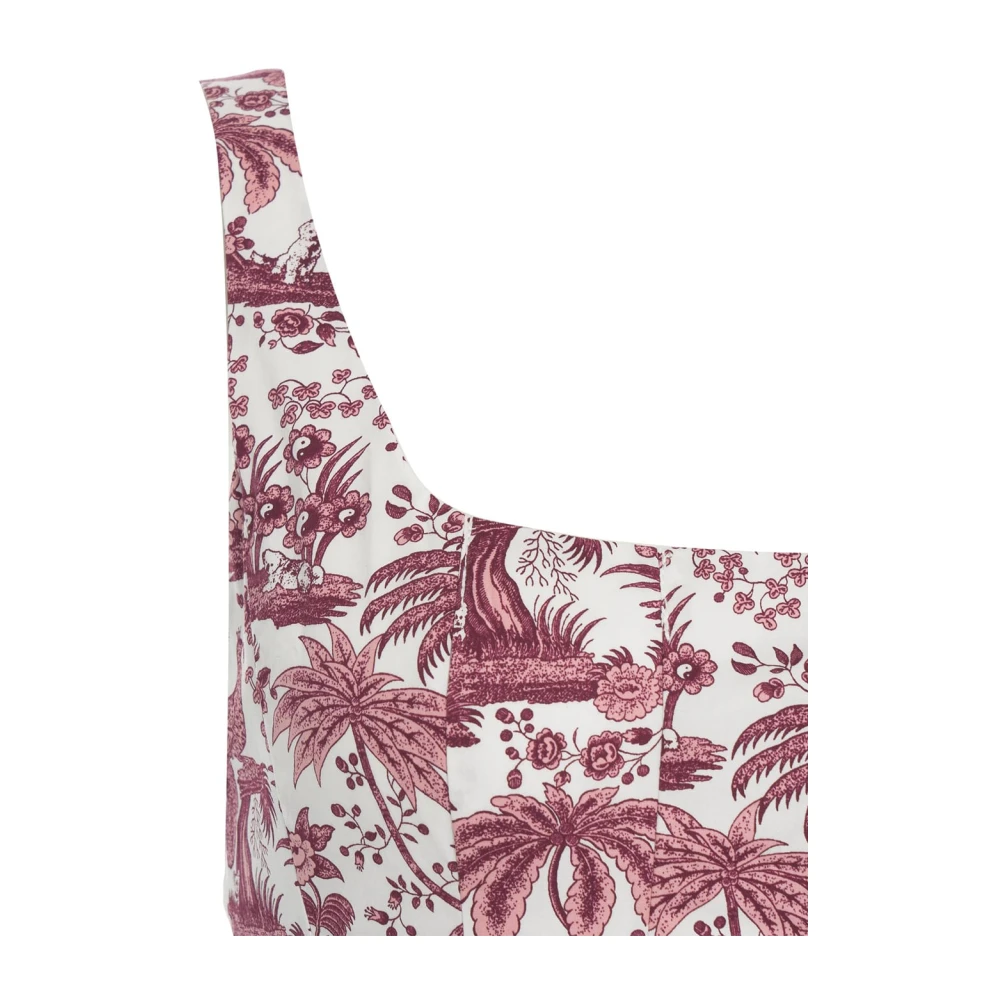 Staud Bloemen Mini Jurk voor Vrouwen Multicolor Dames
