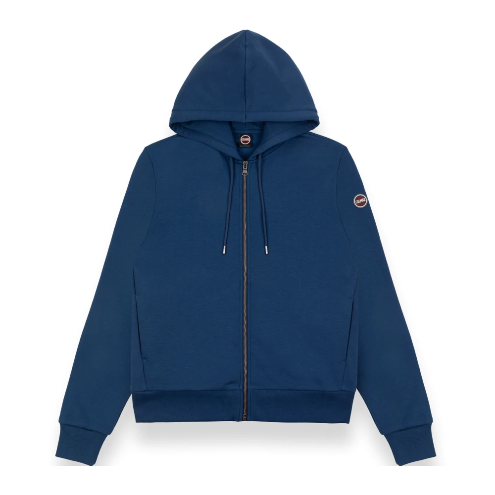 Colmar Uomo Blu Felpa Con Zip Intera
