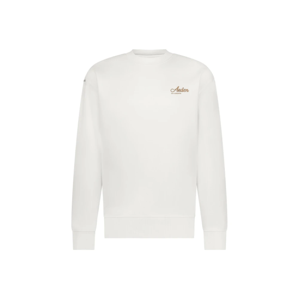Aeden Off White Sweater Stijlvol Model White Heren
