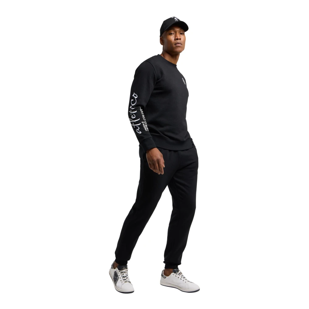 carlo colucci Atletico Sweatshirt Domenis Black Heren