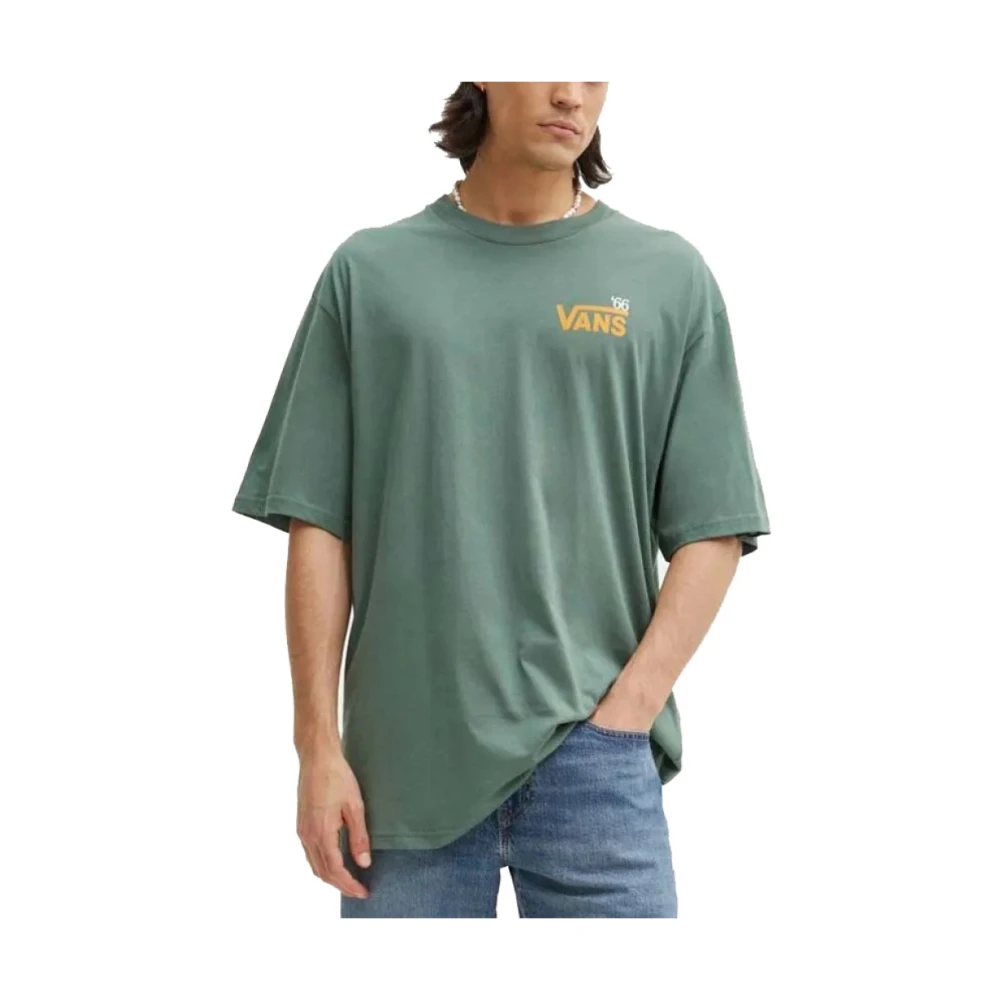 Vans Casual Bedrukte Overhemden Green Heren