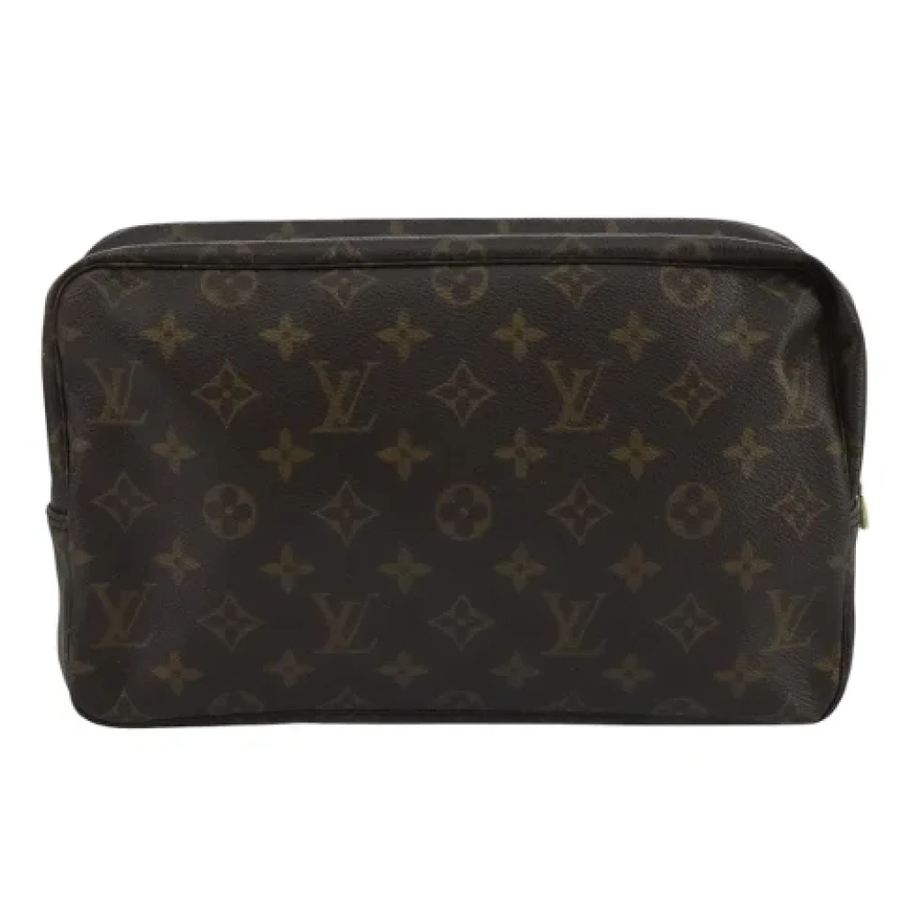 Louis Vuitton Vintage Pre-owned Canvas clutches Brown Dames