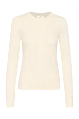 Vit Pullover Tröja Whisper Style