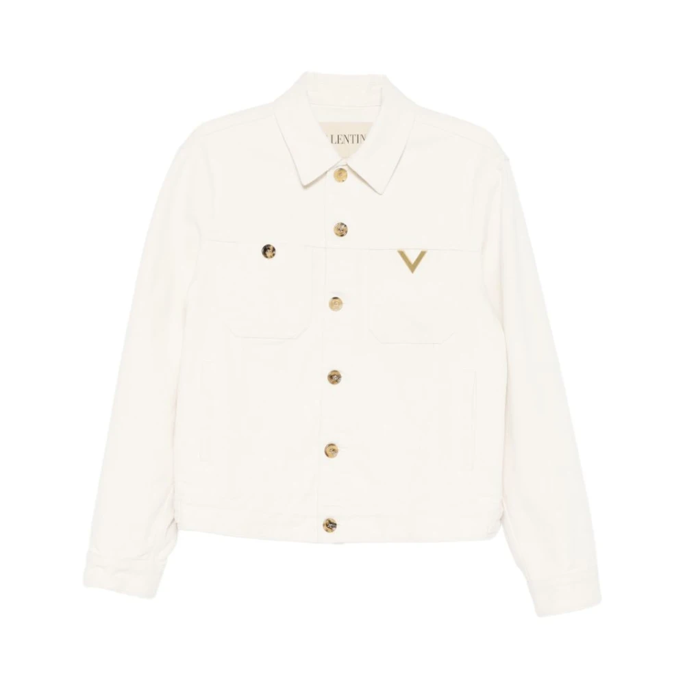 Valentino Garavani Beige Denim Jackets, Male, Xl, Jackets