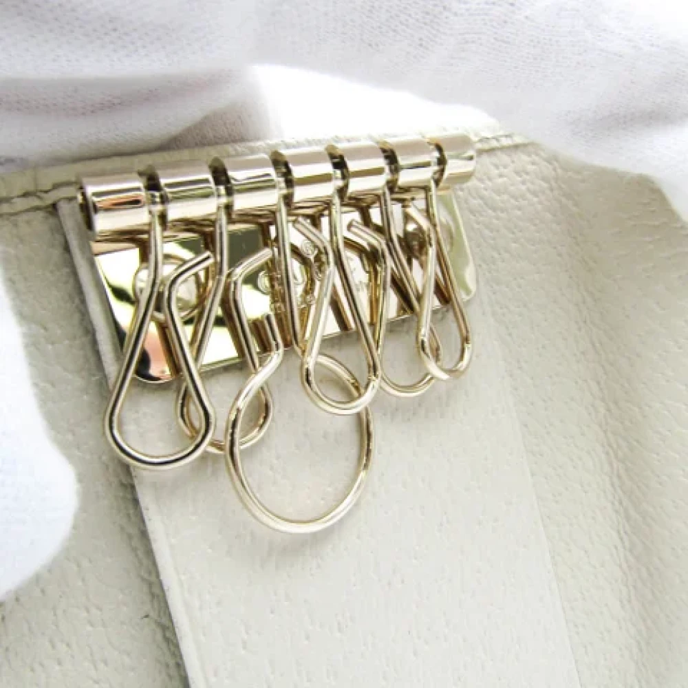 Gucci Vintage Pre-owned Canvas key-holders Beige Dames