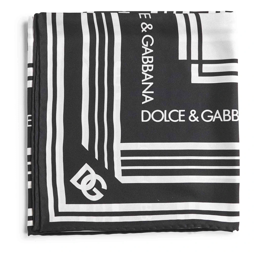 Dolce & Gabbana Women's Contrasting Striped Silk Scarf