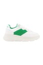 sneaker-blanc-vert-modele-elegant