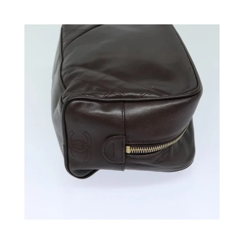 Chanel Vintage Pre-owned Leather chanel-bags Brown Dames