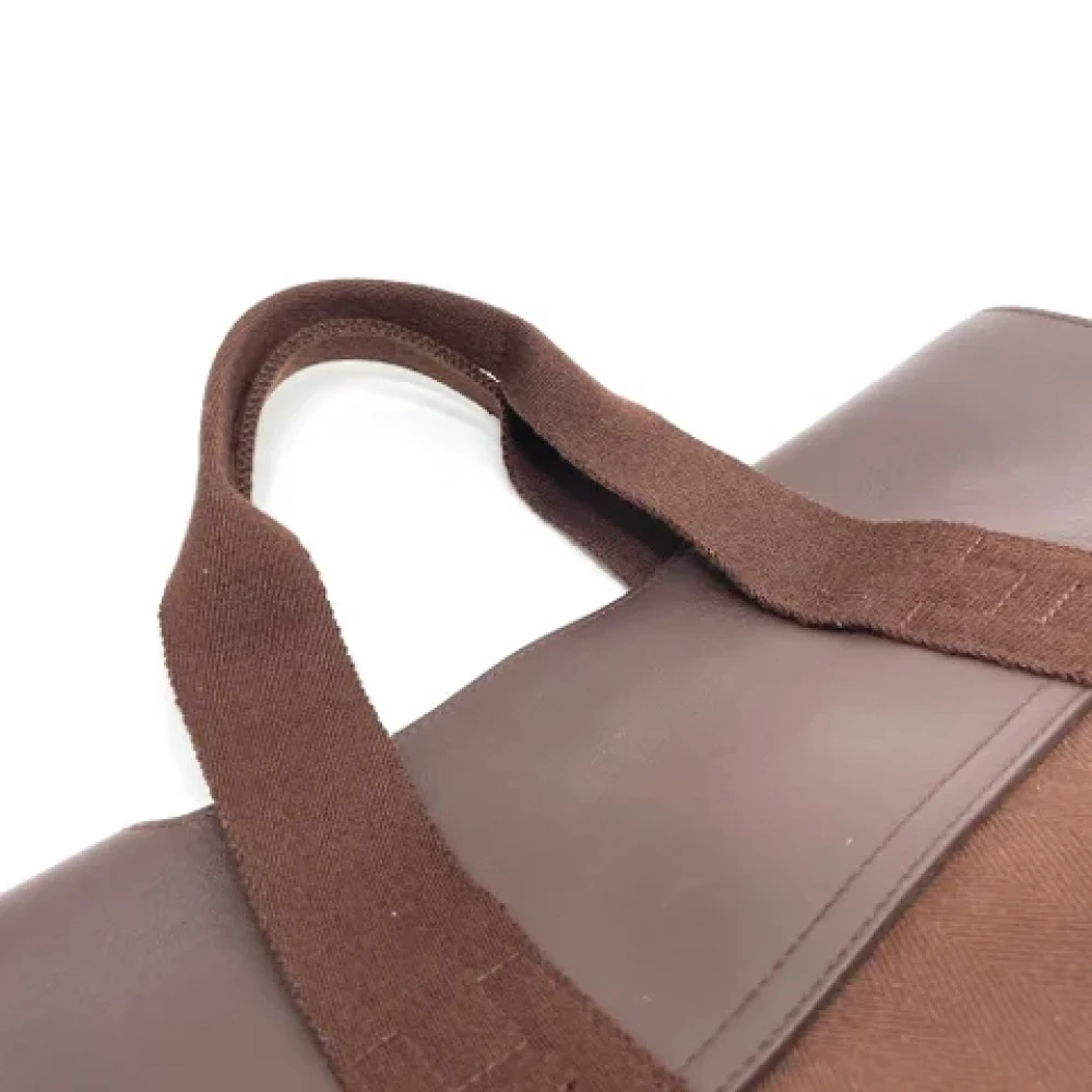 Hermès Vintage Pre-owned Leather handbags Brown Dames
