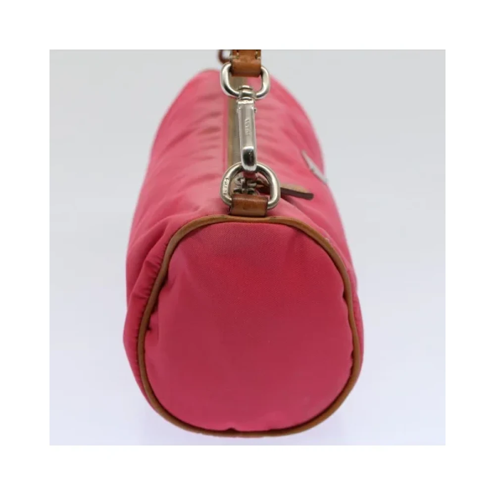 Prada Vintage Pre-owned Fabric handbags Pink Dames