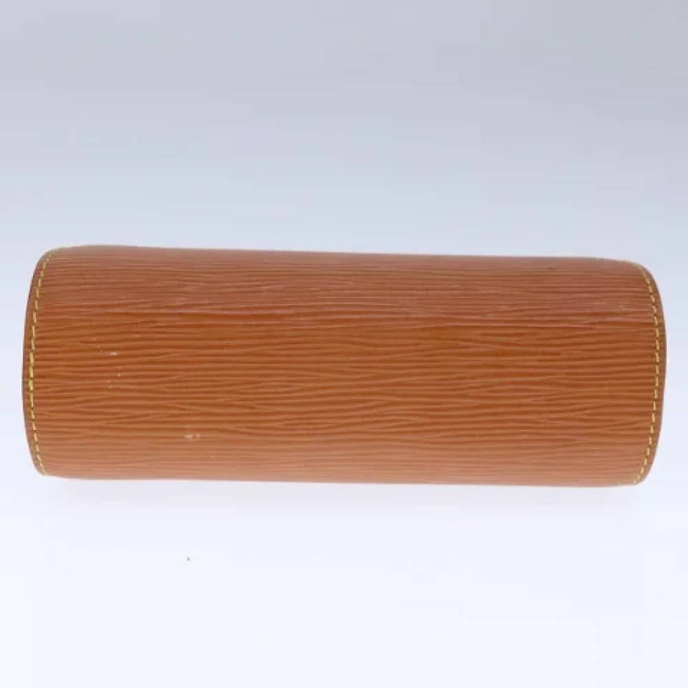 Louis Vuitton Vintage Pre-owned Leather pouches Brown Dames