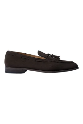 Lätta Duccio Loafers i mocka