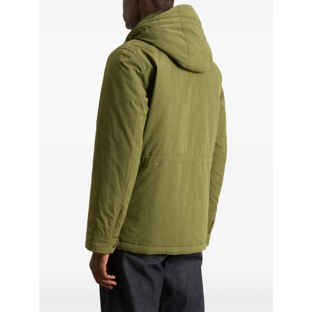 Woolrich Groene Parka Jas voor Mannen Green Heren