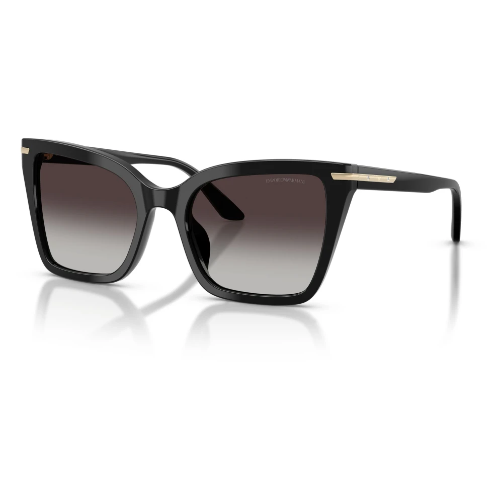 Emporio Armani Women's Black Sunglasses, 53 Mm, Square Sunglasses