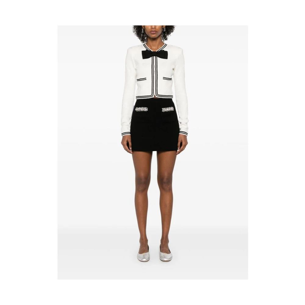 Self Portrait Amandel Beige Strik White Dames