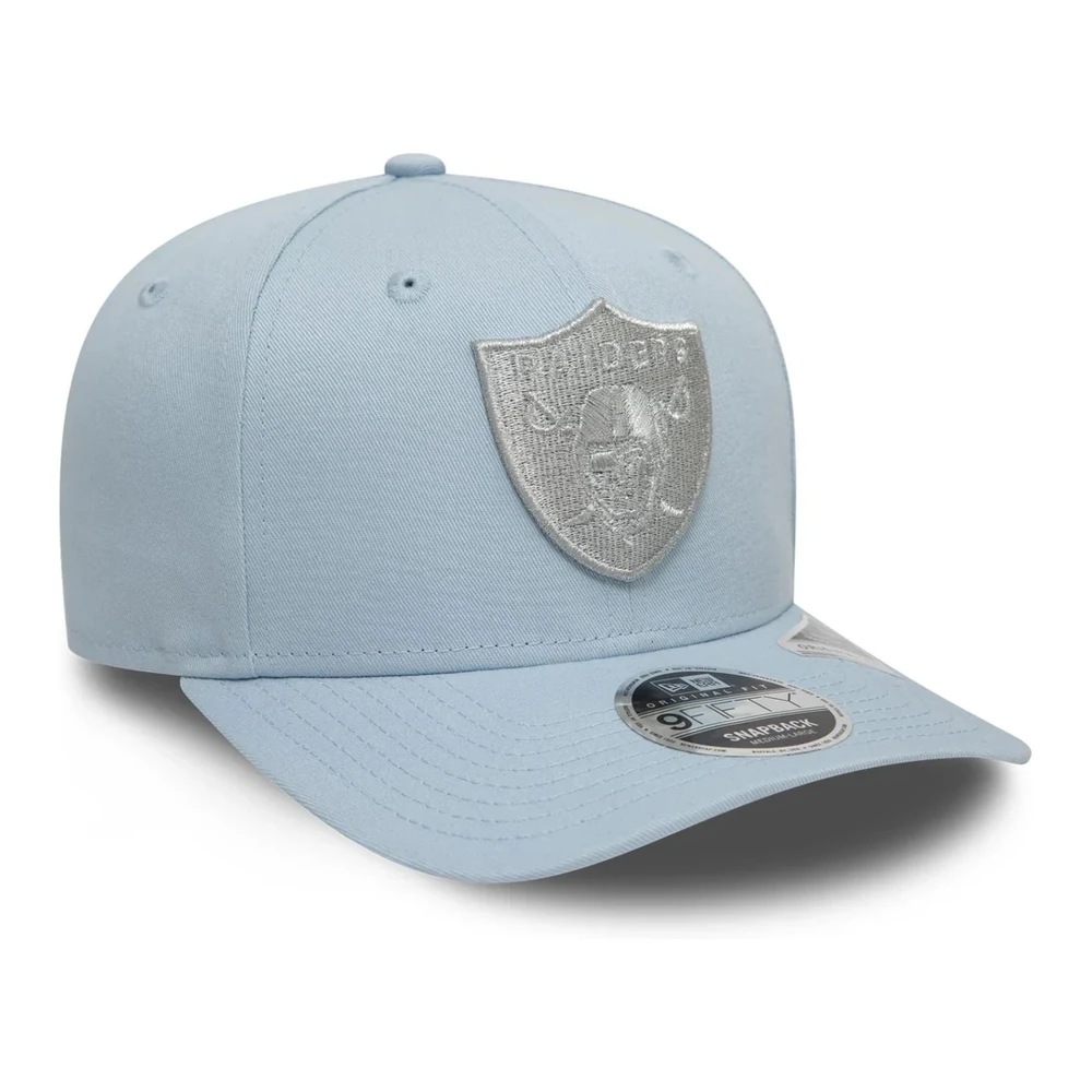 new era Celeste Raiders Metallic Pet Blue Heren