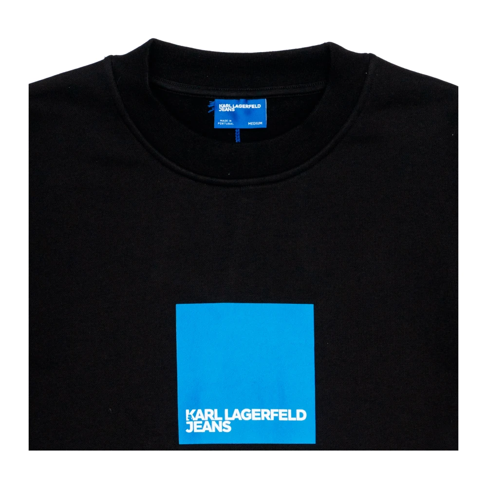 Karl Lagerfeld Katoenen gebreide kleding en sweatshirts Black Heren