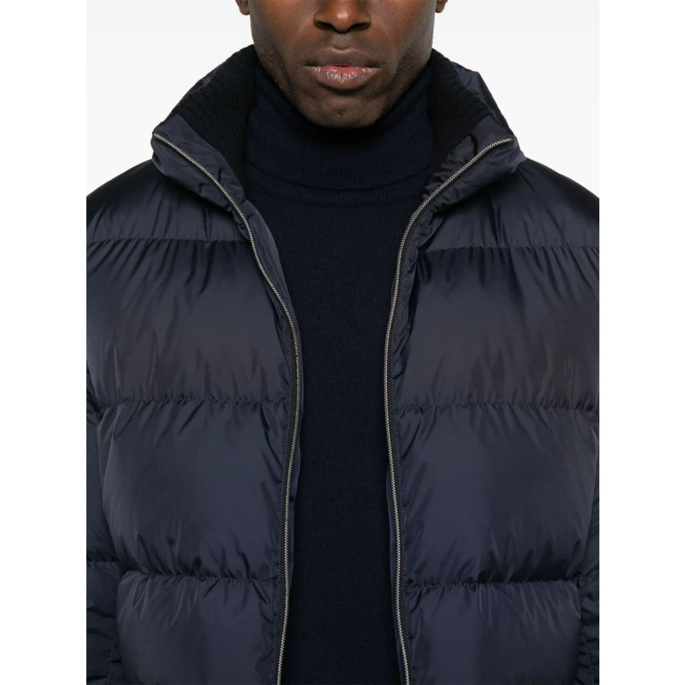 Herno Gewatteerde Winterjas Blue Heren