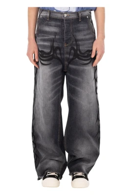 Graffiti Loose Jeans