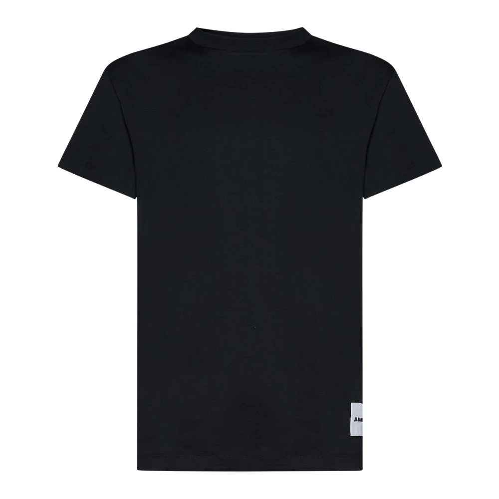Jil Sander Zwart Biologisch Katoenen T-Shirt Set Black Heren