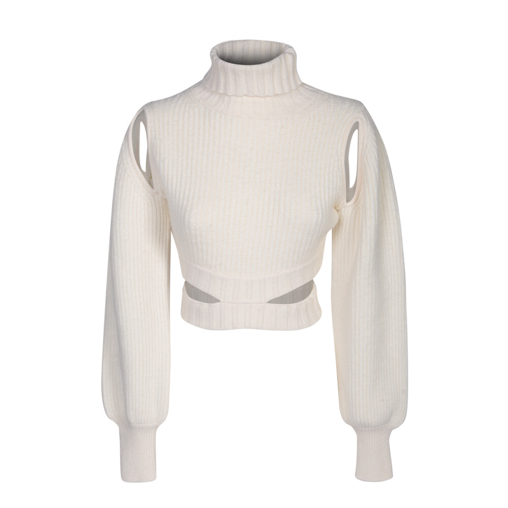 ワンピース ADAMO RIBBED SWEATER WITH CUT OUT DETAIL Andrea Adamo | Miinto