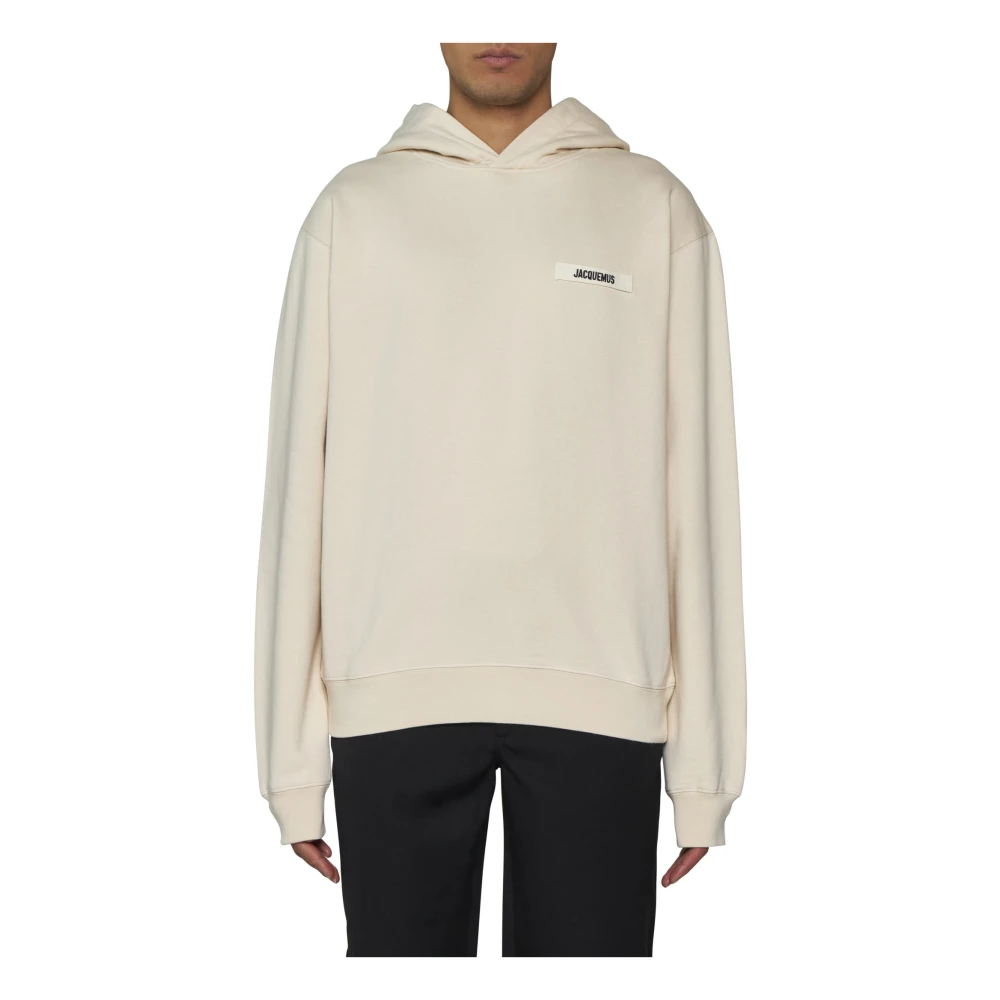 Jacquemus Beige Hoodie Beige Heren